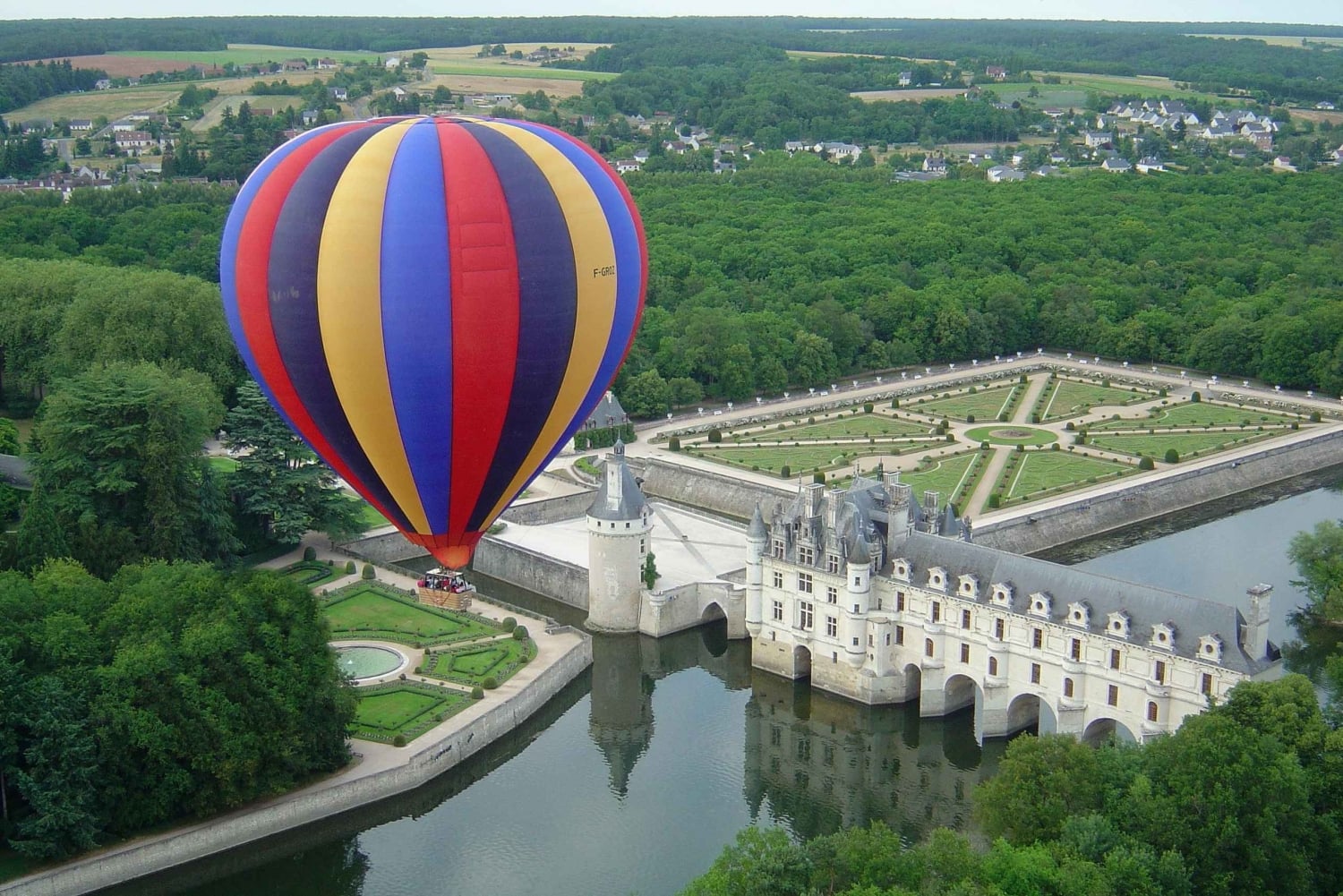 Fra Chenonceau: Luftballontur i Loire-dalen