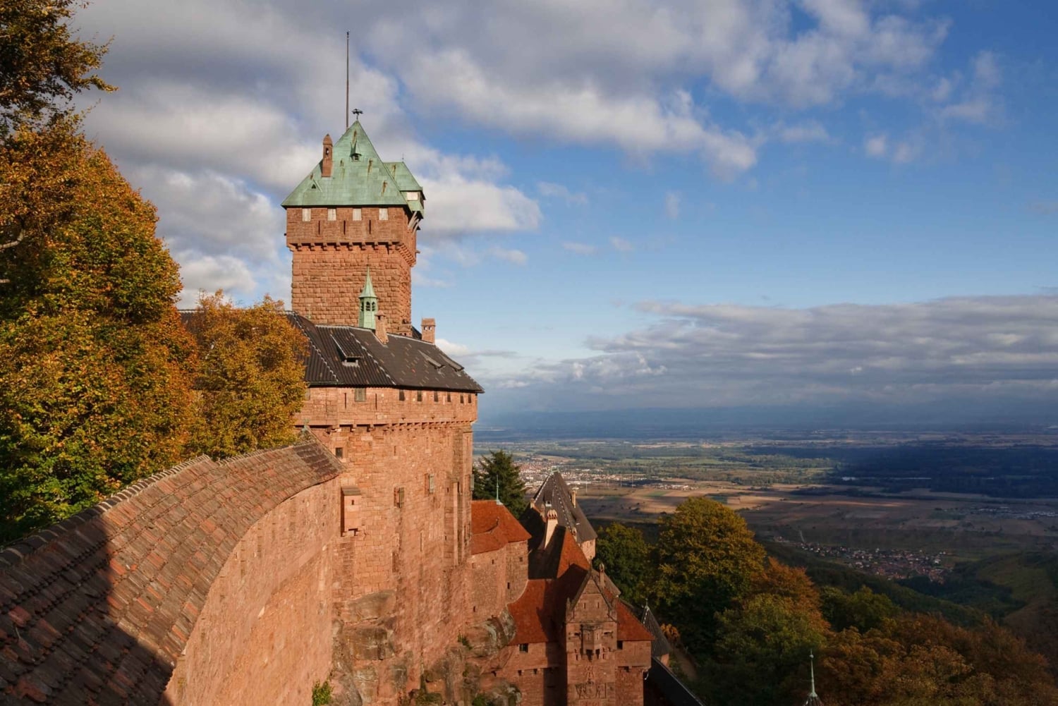 Vanuit Colmar: dagtour naar het kasteel Haut-Koenigsbourg en dorpjes