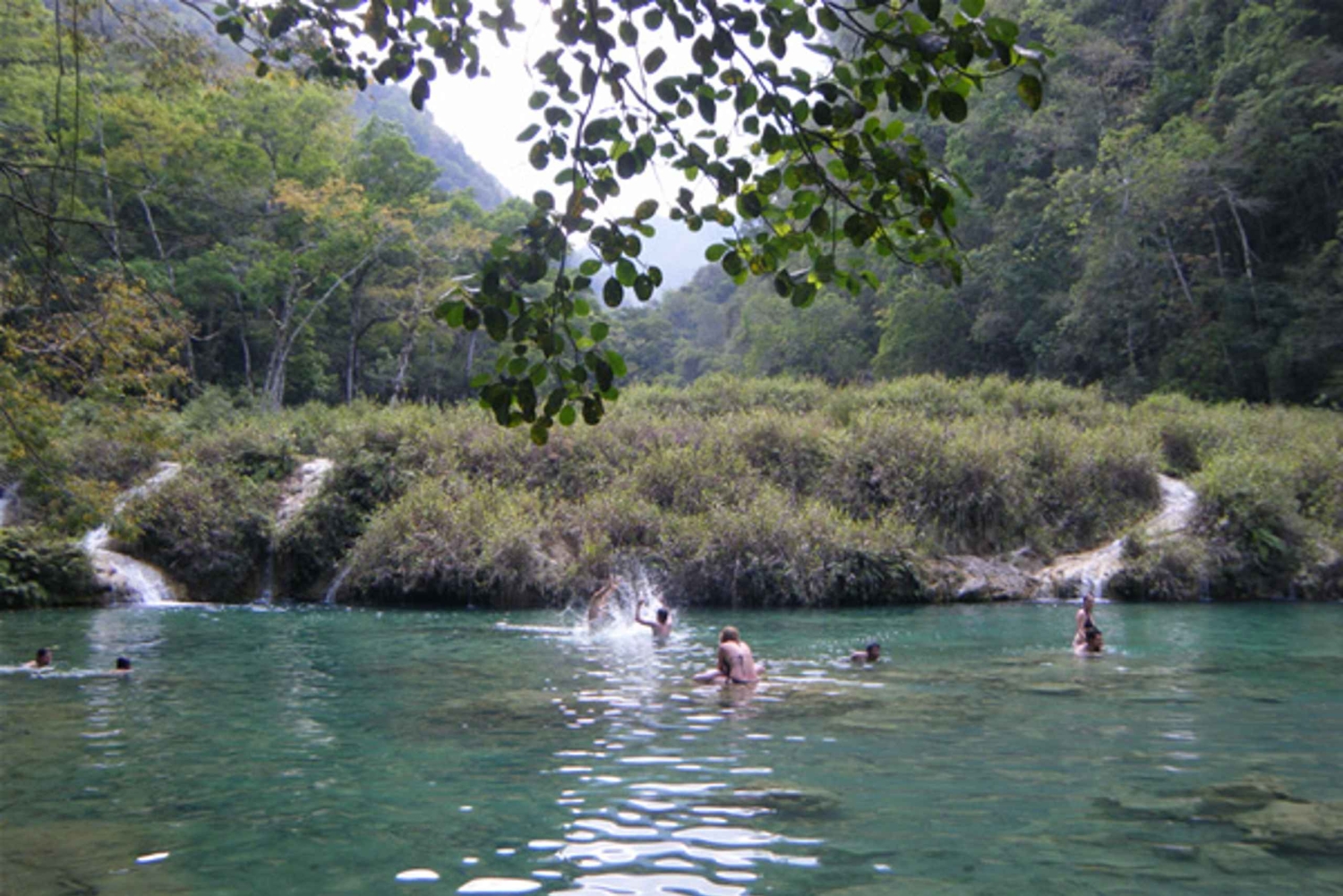 From Lanquin: Semuc Champey Park and Kanba Cave Guided Tour