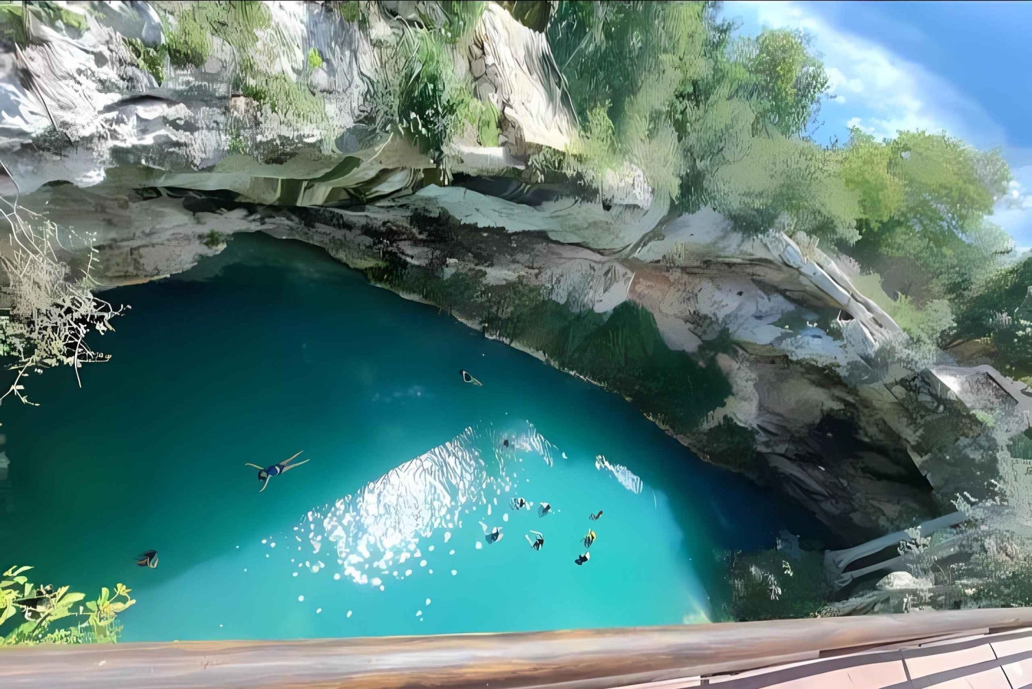 From Mérida: Tour 4 wonderful cenotes, All inclusive