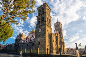 Von Mexiko-Stadt: Puebla, Cholula und Tonantzintla mit optionalem typischem Mittagessen