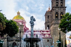 From Mexico City: Private Day Tour to Cholula, Tonantzintla, and Puebla