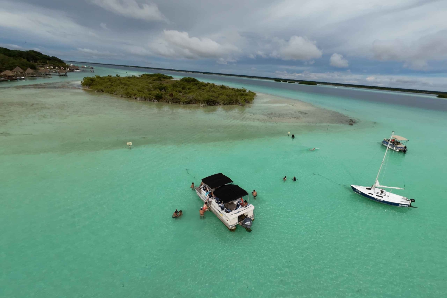 Da Cidade do México: 4 dias Laguna de 7 colores Bacalar Tour com guia