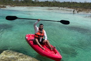 Da Cidade do México: 4 dias Laguna de 7 colores Bacalar Tour com guia