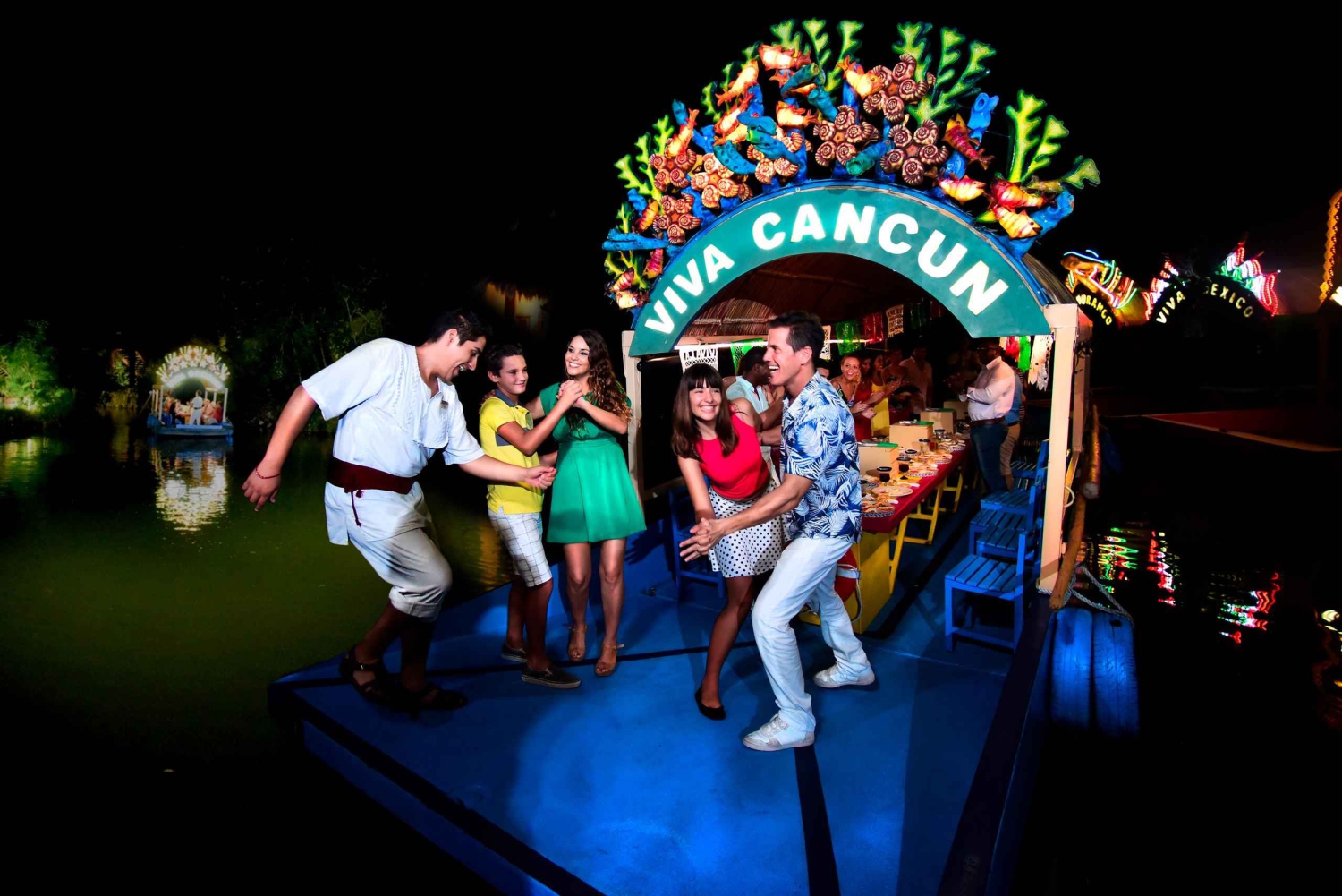 Z Playa del Carmen: wstęp do parku Xoximilco All Inclusive.