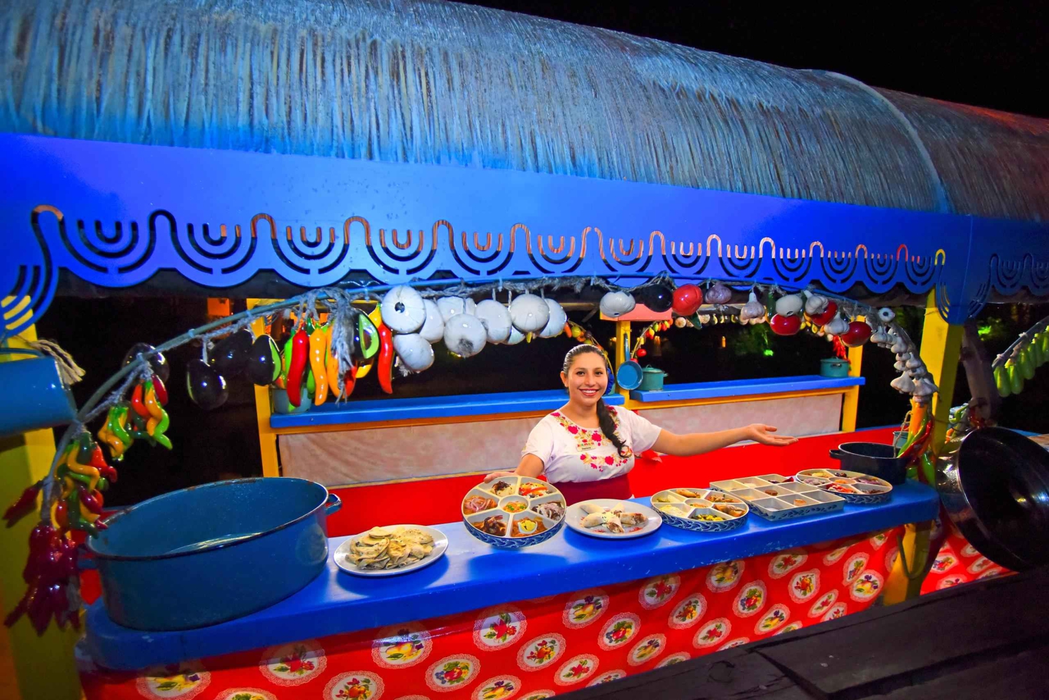 Z Playa del Carmen: wstęp do parku Xoximilco All Inclusive.