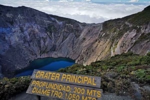 Depuis San Jose : Randonnée au cratère du volcan Irazu et excursion à Cartago