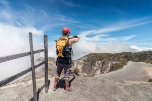 Depuis San Jose : Randonnée au cratère du volcan Irazu et excursion à Cartago