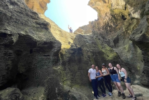 From San Juan: Full-Day Cave and Waterfall Adventure Tour