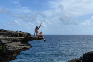 From San Juan: Full-Day Cave and Waterfall Adventure Tour
