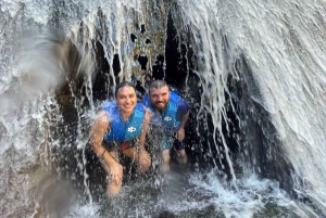 From San Juan: Full-Day Cave and Waterfall Adventure Tour