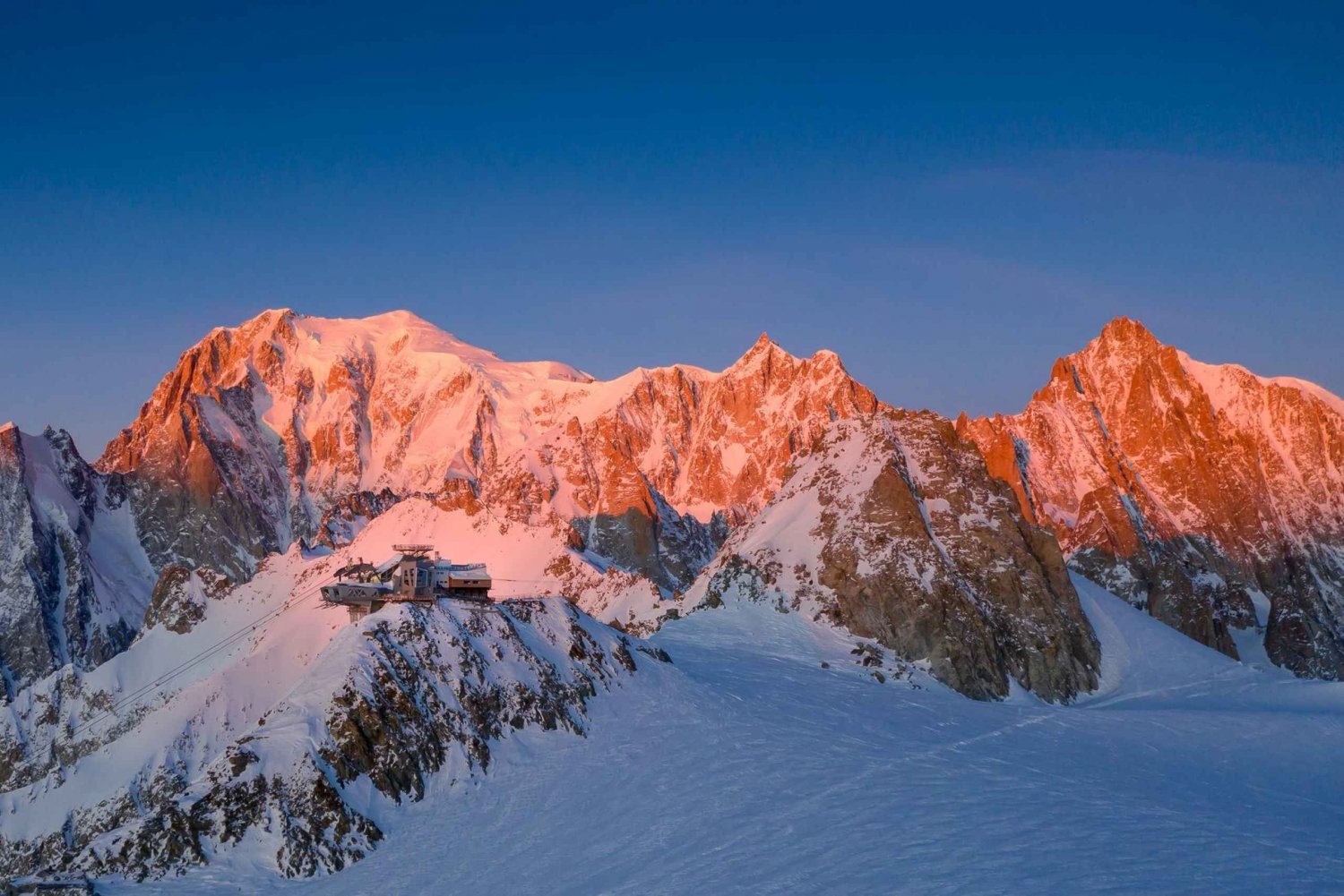 Au départ de Turin : Voyage privé d'une journée au Mont-Blanc