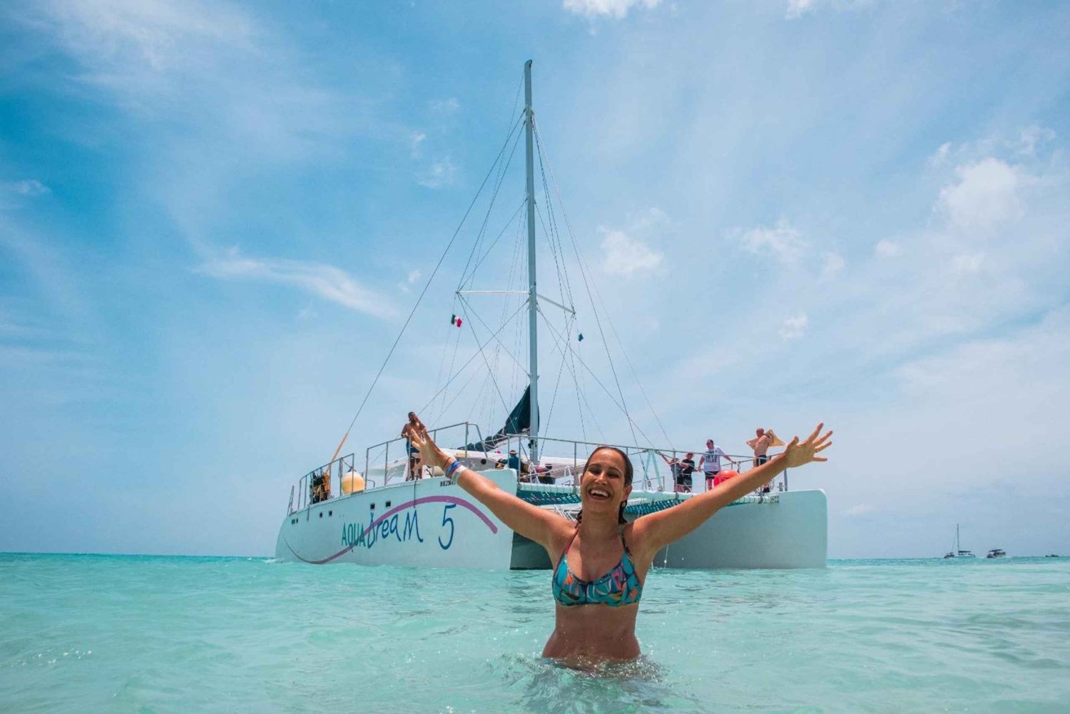 Dagvullende tour Cozumel in catamaran met snorkelen en lunch