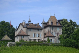 Évadez-vous de Genève Dégustation de vins Apéritif, château en vélo électrique