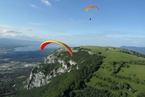 Grenoble: First flight in paragliding.