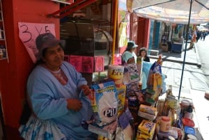 ラパス：ケーブルカー、墓地、シャーマン、エル アルト ツアー