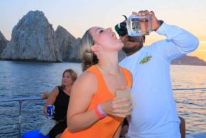 Los Cabos Sunset Catamaran with Open Bar & Live Music