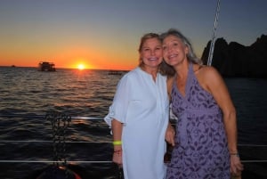 Los Cabos Sunset Catamaran with Open Bar & Live Music