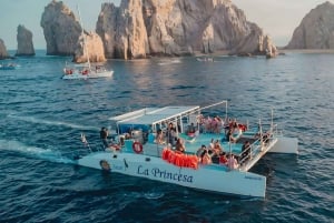 Los Cabos Sunset Catamaran with Open Bar & Live Music