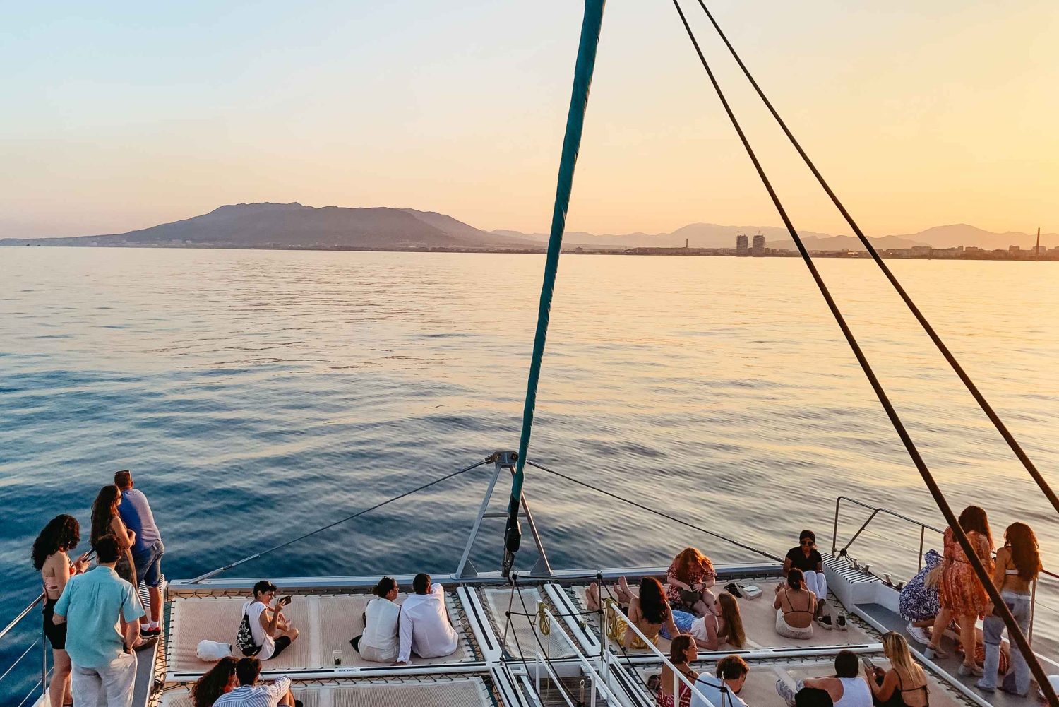 Malaga: Catamaran Sailing Trip with Sunset Option