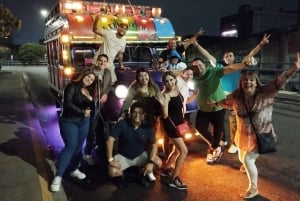 Medellin: Party Bus with DJ & Street Food Tastings