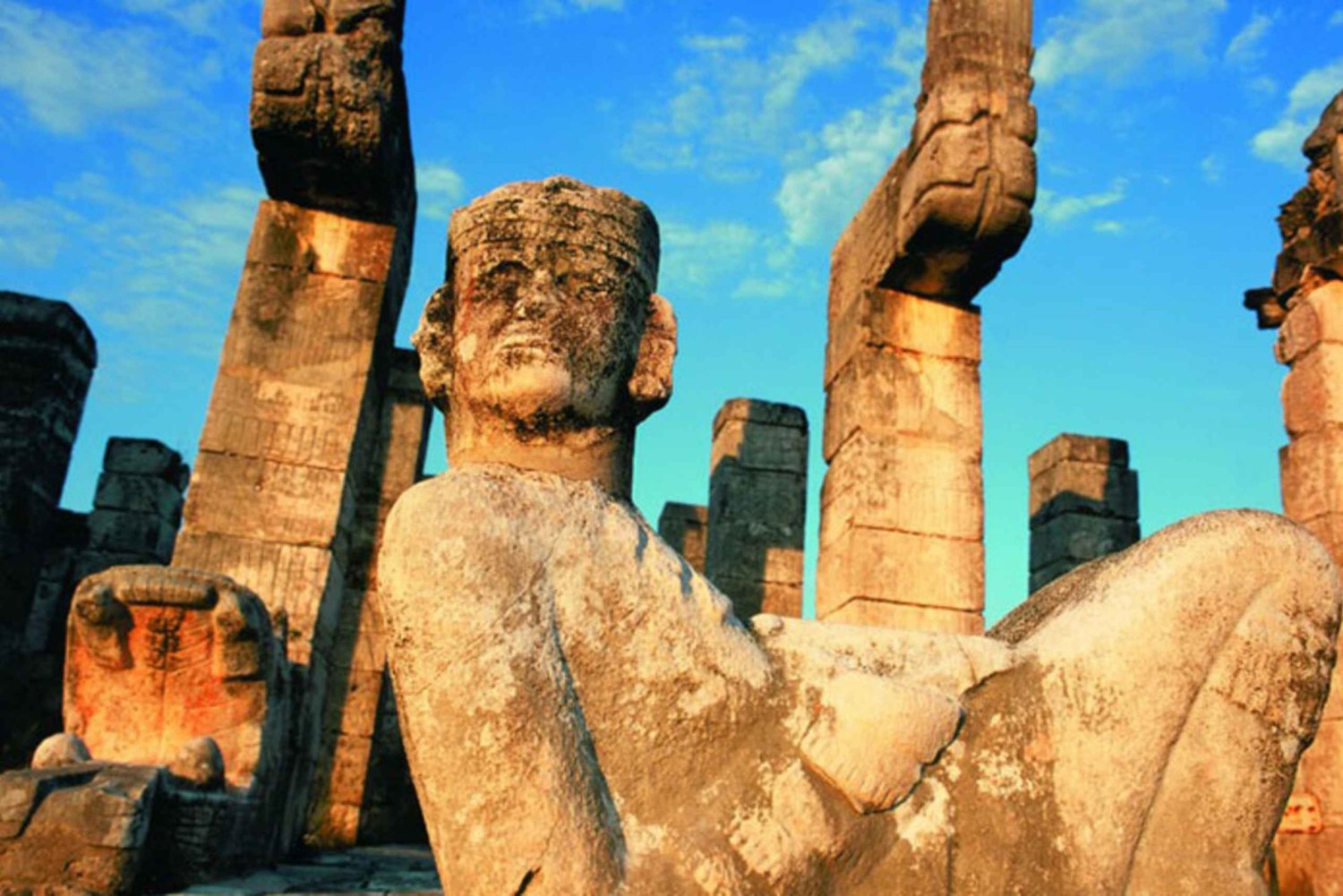 Mérida: Chichén Itzá e Valladolid Tour guiado com buffet