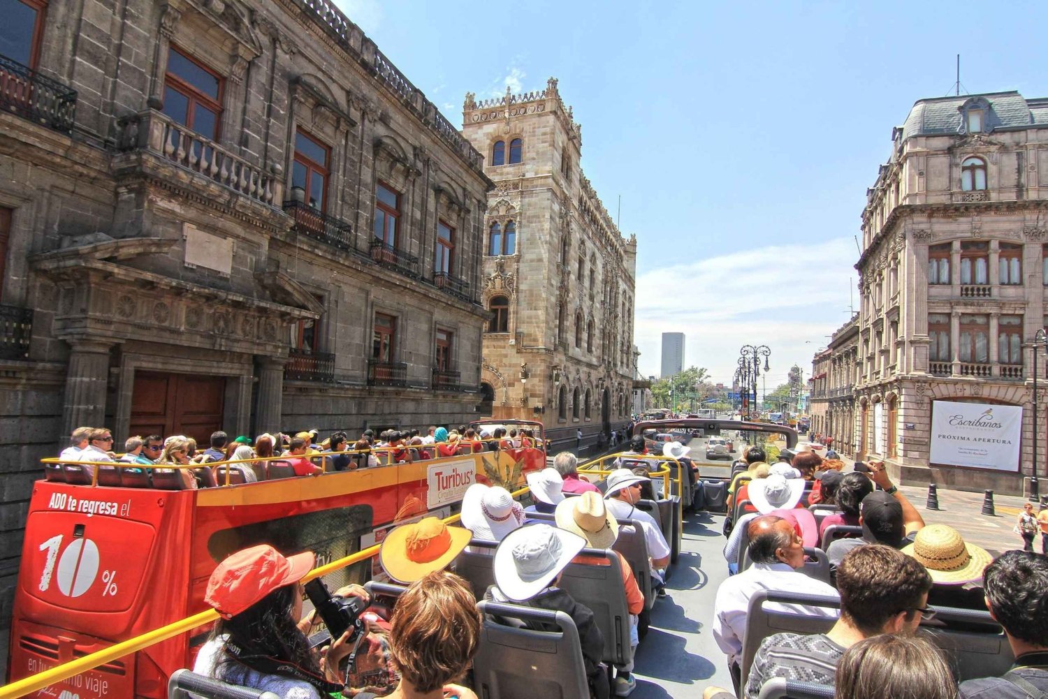 Mexico Stad: Hop-on-hop-off-tour door de stad met Turibus 1 dagtour.