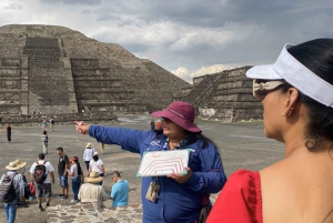 Mexiko City: Teotihuacan, Tlatelolco och Guadalupe-basilikan