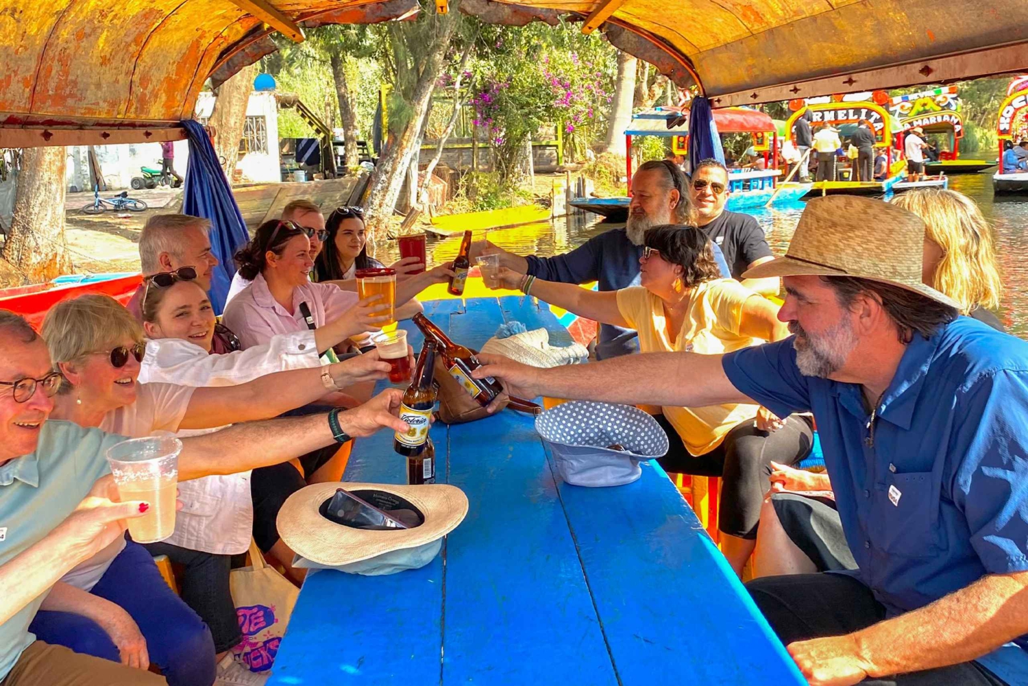 Mexico-Stad: Xochimilco All-inclusive bootfeest