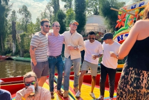 Ciudad de México: Barco en Xochimilco con guacamole y bebidas premium
