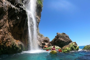 Nerja: Guided Kayak Tour Nerja Cliffs and Maro Waterfall