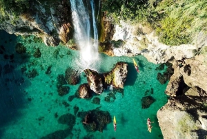 Nerja: Guided Kayak Tour Nerja Cliffs and Maro Waterfall