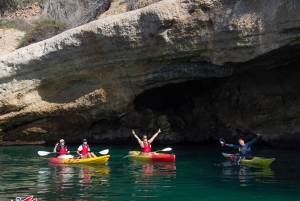 Nerja: Guided Kayak Tour Nerja Cliffs and Maro Waterfall