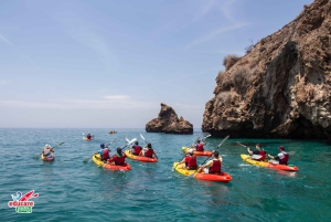 Nerja: Guided Kayak Tour Nerja Cliffs and Maro Waterfall