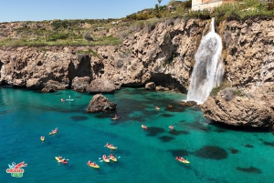 Nerja: Guided Kayak Tour Nerja Cliffs and Maro Waterfall