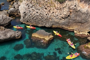 Nerja: Guided Kayak Tour Nerja Cliffs and Maro Waterfall