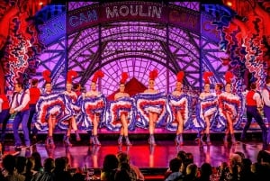 Pariisi: Moulin Rouge Cabaret Show -lippu samppanjan kera.