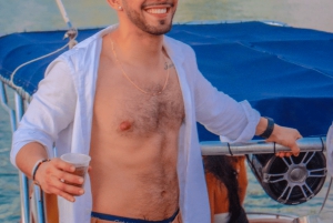 Party Boat in Cartagena Bay with NightClub Ticket