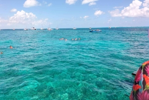 PDC : Excursion en catamaran à Isla Mujeres avec plongée en apnée