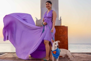 Playa del carmen: Flying dress walking tour with local guide