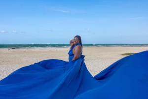 Playa del carmen: Flying dress walking tour with local guide