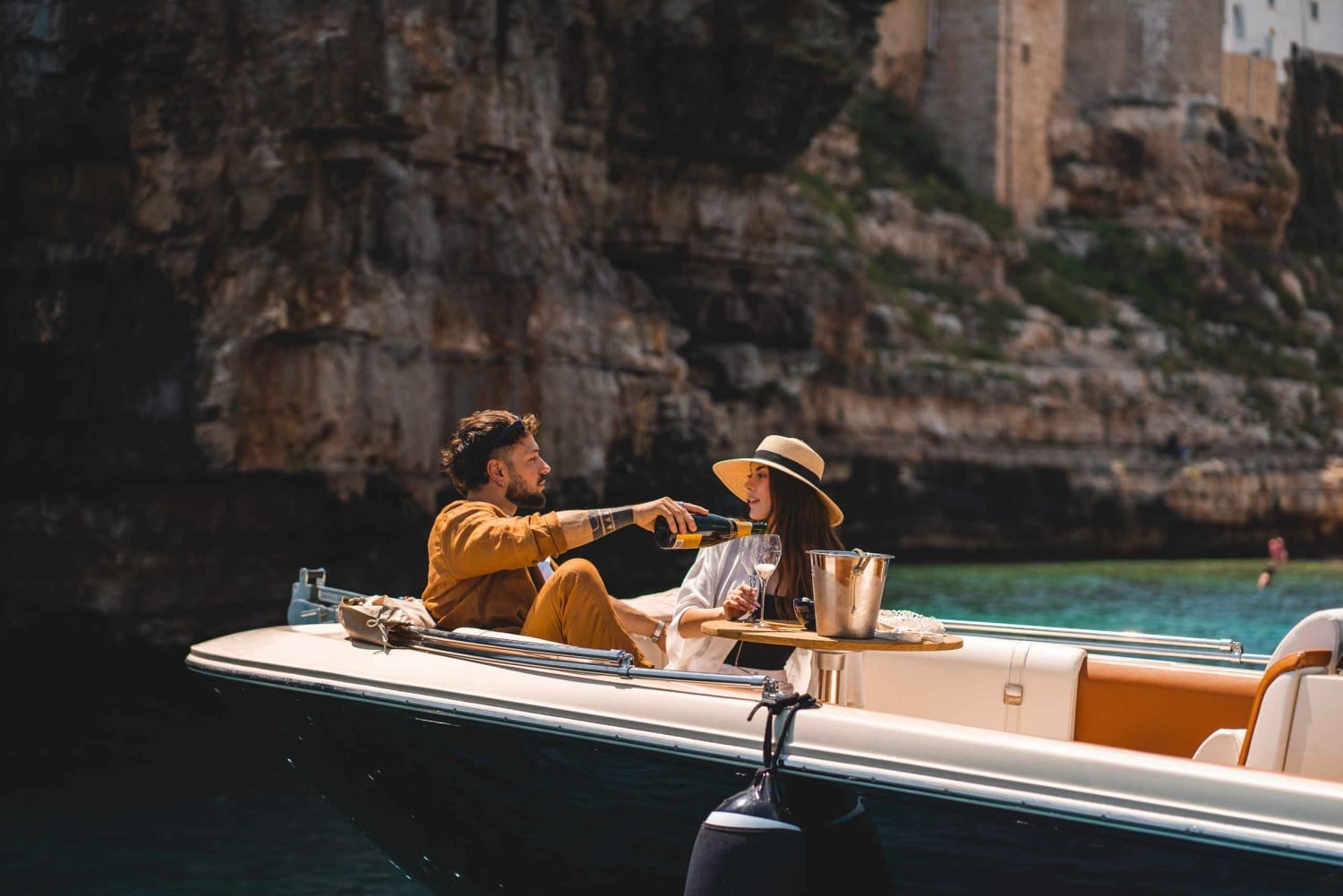 Polignano a Mare: Private Cruise with Champagne