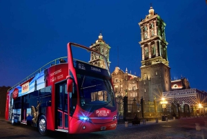 Puebla: Hop-On/Hop-Off-Stadtführung und Aquarium MichÃn