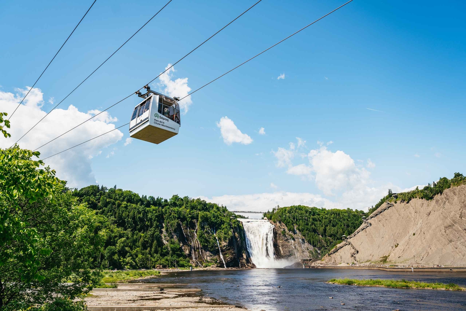 Québec : Visite d'une demi-journée des chutes Montmorency et de l'île d'Orléans