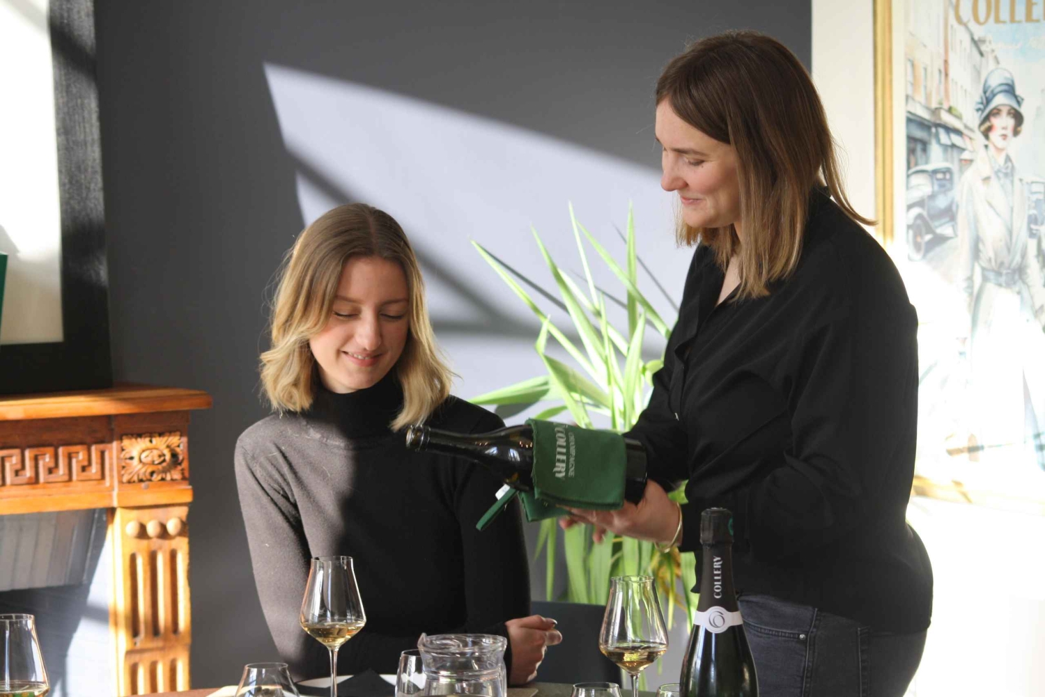 ランスまたはエペルネ: 生産者家族と昼食の短い一日