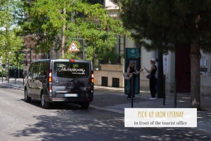 ランスまたはエペルネ: 生産者家族と昼食の短い一日