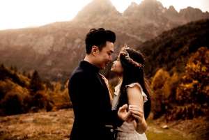 Romantisk fotoshoot i Chamonix - minner for livet