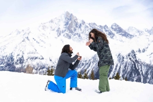 Romantisk fotoshoot i Chamonix - minner for livet