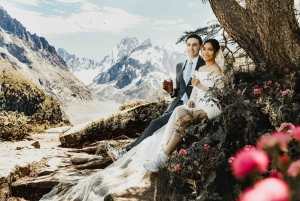 Romantisk fotoshoot i Chamonix - minner for livet