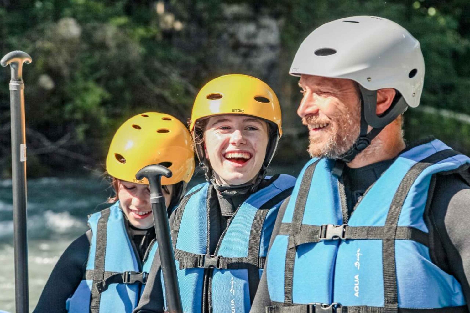 Samoëns: spływ pontonowy w Alpach Francuskich